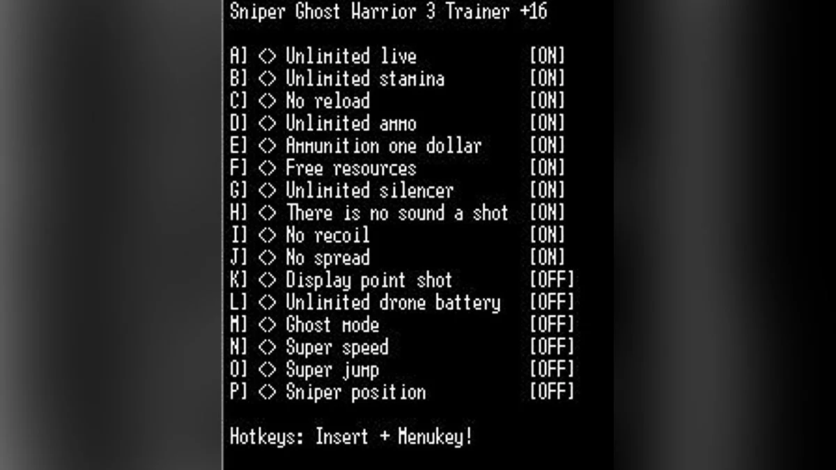 Трейнер / Trainer (+16) [Steam] [LIRW / GHL] - Updated: 07.08.2018