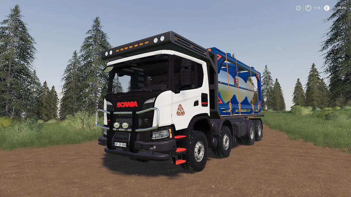 Scania XT 8×8 Flat Bed