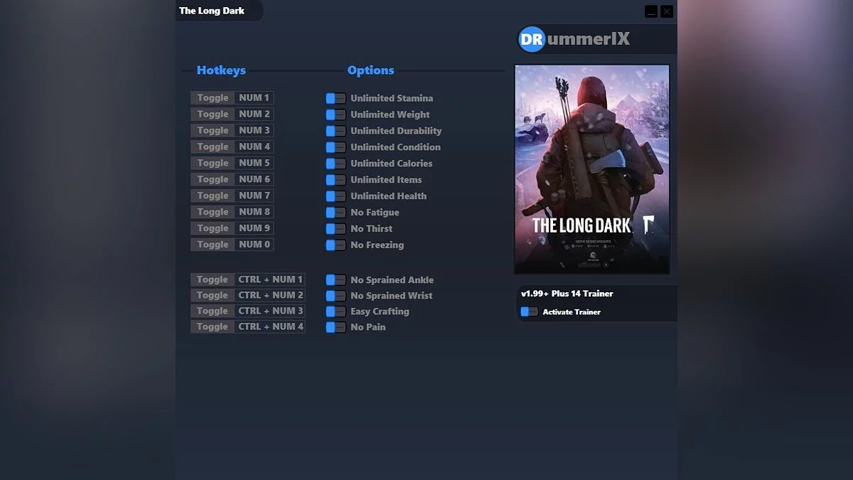 Трейнер (+14) [Game Version: v1.99+][Fix]