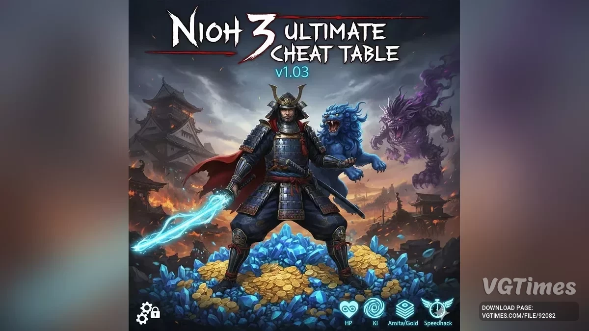 Nioh 3 — Таблица для Cheat Engine