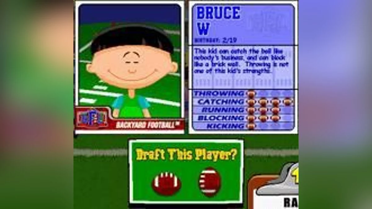 Скриншоты из Backyard Football 2002 / Картинка 5