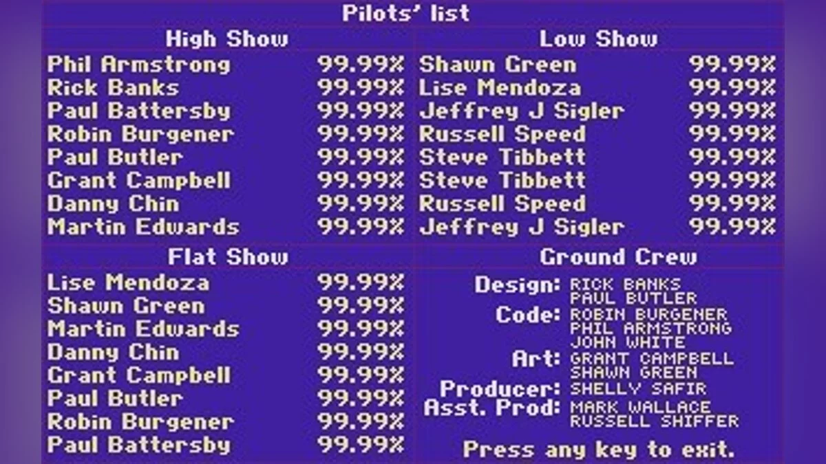 Скриншоты из Blue Angels: Formation Flight Simulation / Картинка 9