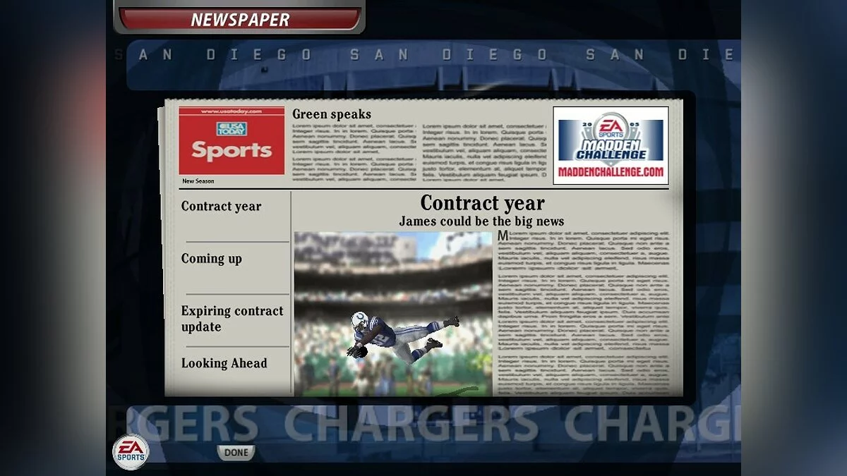 Скриншоты из Madden NFL 06 / Картинка 124