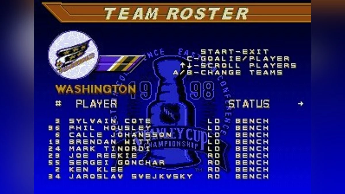 Скриншоты из NHL 98 / Картинка 30