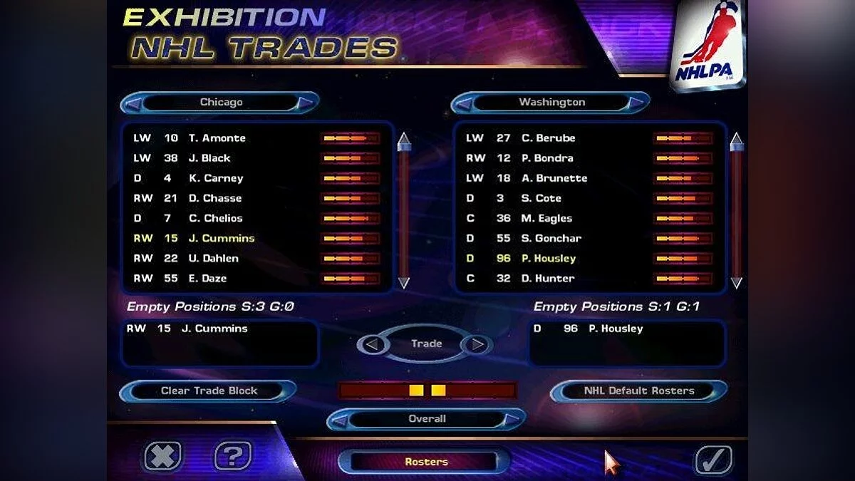 Скриншоты из NHL 98 / Картинка 59