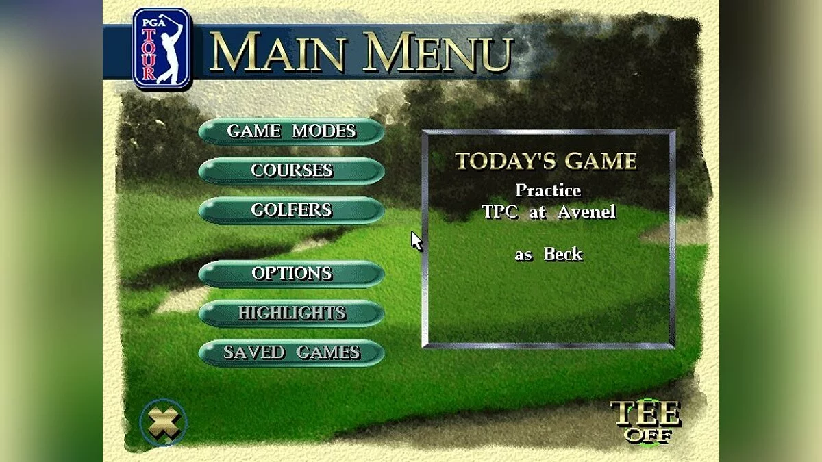 Скриншоты из PGA Tour 96 / Картинка 54