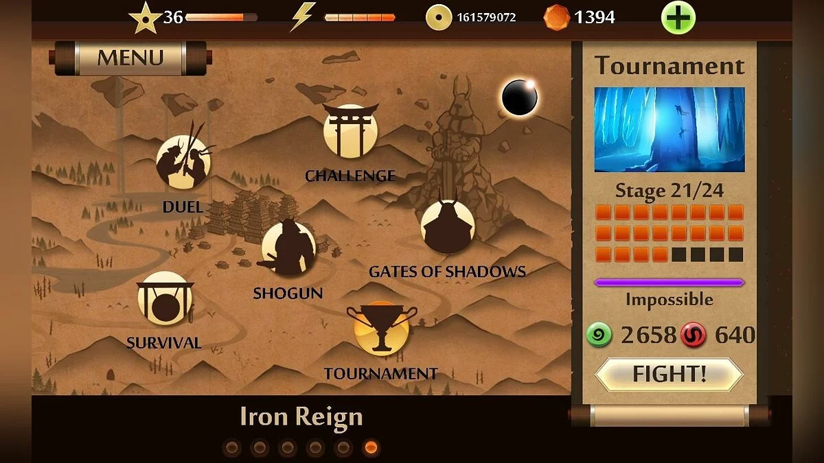 Скриншоты из Shadow Fight 2 / Картинка 22