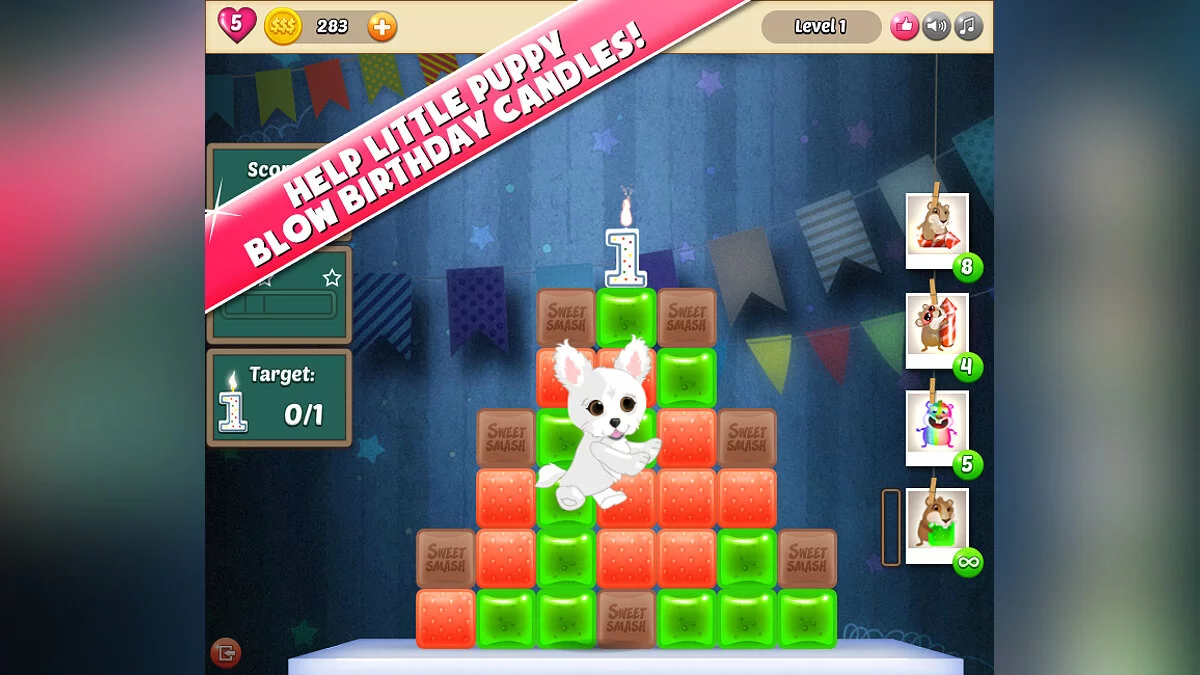 Скриншоты из Sweet Smash Story