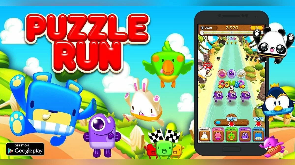 Скриншоты из Puzzle Run: Silly Champions!