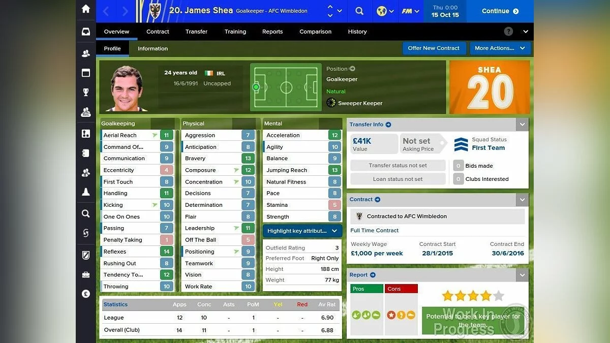 Скриншоты из Football Manager 2016 / Картинка 4