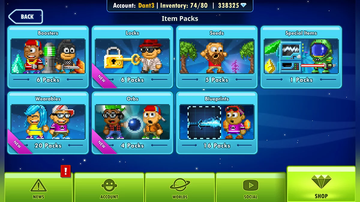 Скриншоты из Pixel Worlds: MMO Sandbox / Картинка 10