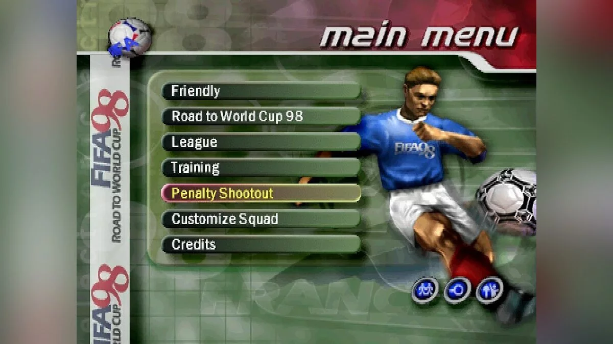 Скриншоты из FIFA 98: Road to World Cup / Картинка 2