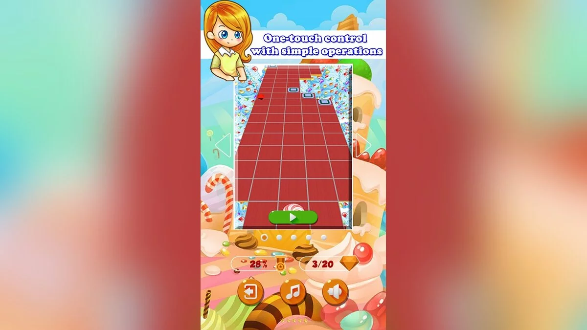 Скриншоты из Candy Sky: Rolling 3D / Картинка 3