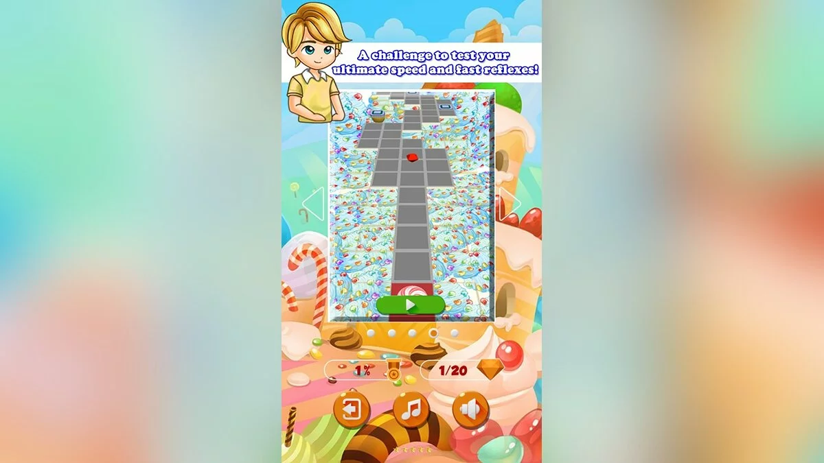 Скриншоты из Candy Sky: Rolling 3D / Картинка 5