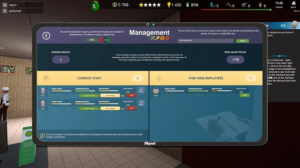 Скриншоты из Cafe Owner Simulator / Картинка 28