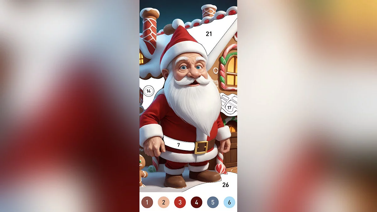 Скриншоты из Christmas Color by Number Game