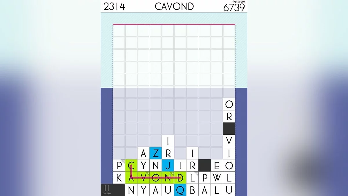 Скриншоты из SpellTower