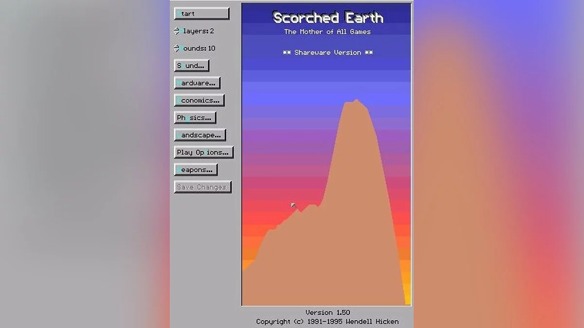 Скриншоты из Scorched Earth / Картинка 5