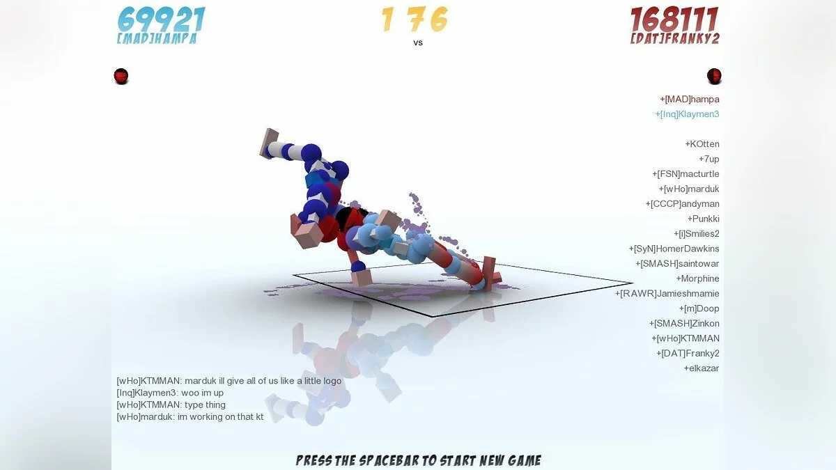 Скриншоты из Toribash / Картинка 22