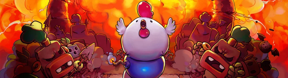 Арт Bomb Chicken - всего 14 артов из игры