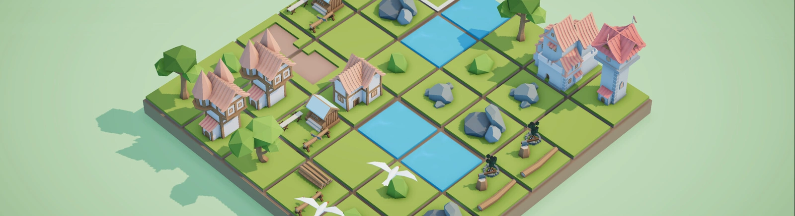 Teeny Tiny Town - что это за игра, трейлер, системные требования, отзывы и оценки, цены и скидки, гайды и прохождение, похожие игры 