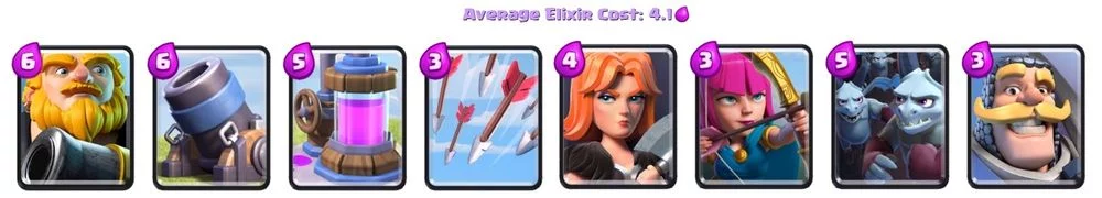 Clash Royale: колоды — арена 7