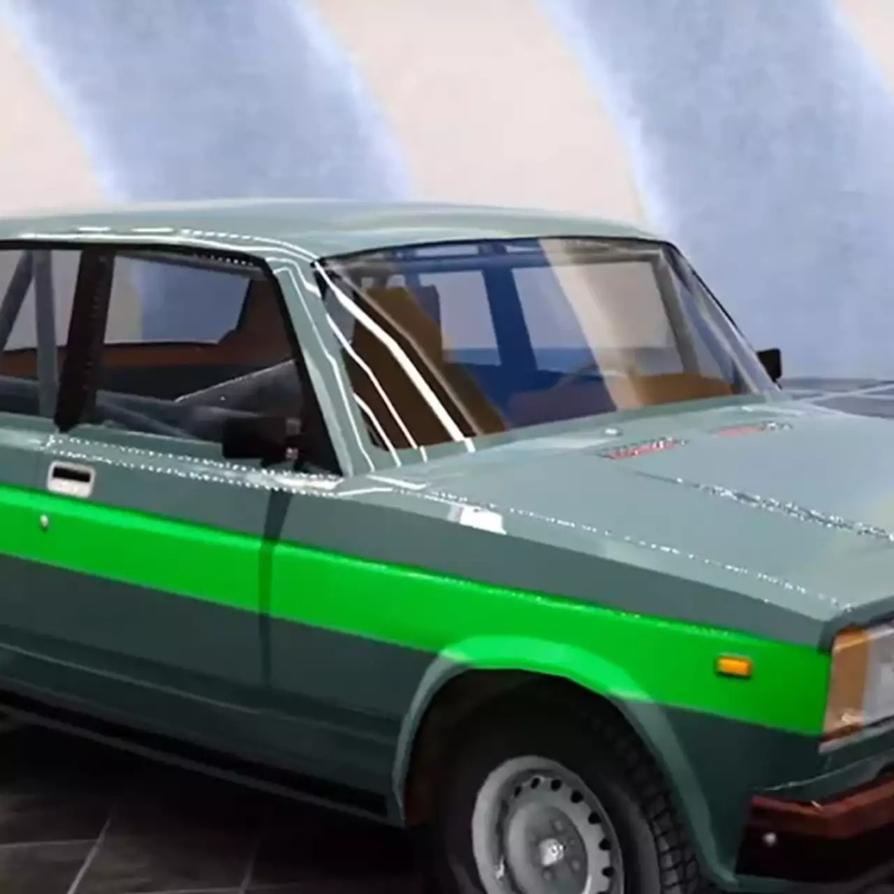 В App Store можно бесплатно скачать новую гонку с хорошей графикой, тюнингом и бьющимися машинами