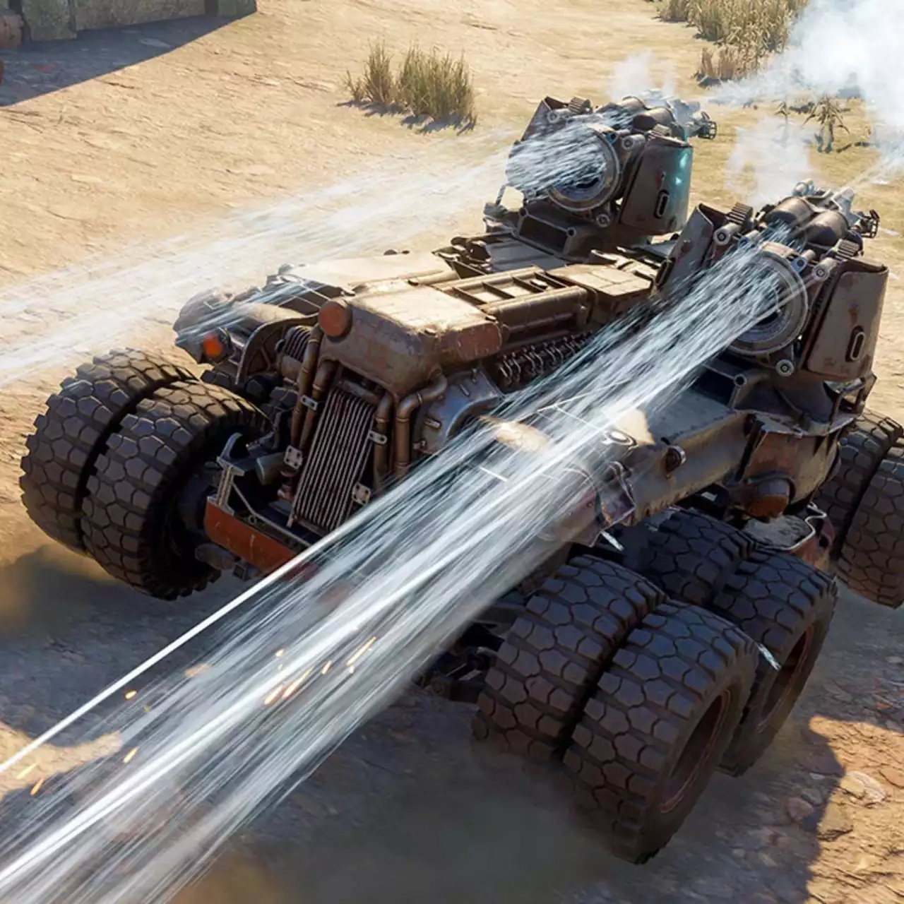 В онлайн-экшене Crossout стартовало обновление Frostbite Assault. Оно добавило новое криогенное оружие