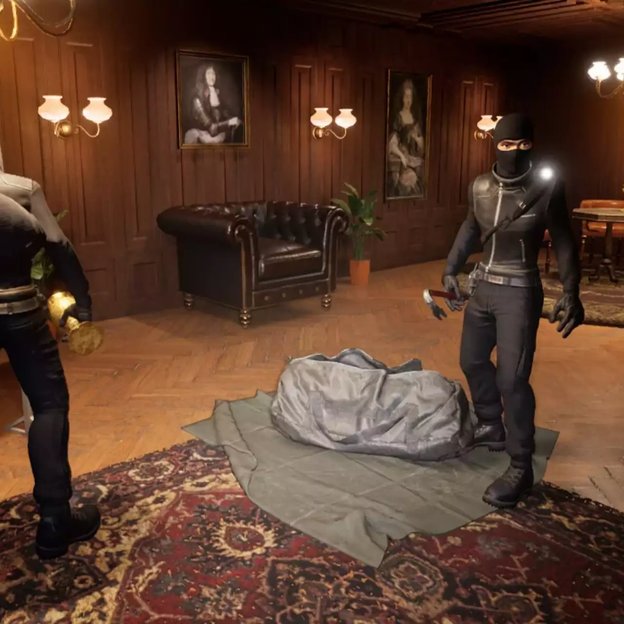 В Steam вышел кооперативный хоррор в духе Payday, в котором грабителей преследует демон