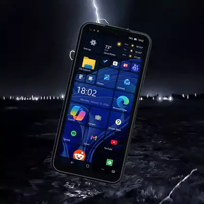 Представлен смартфон с поддержкой Android, Windows и Linux