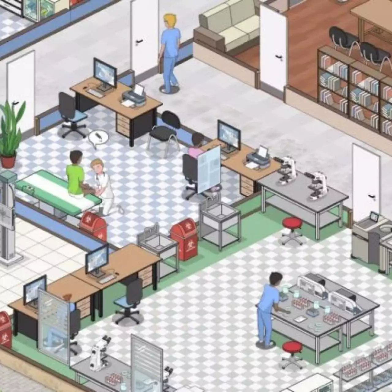 Пражская студия анонсировала симулятор управления больницей, который похож на Theme Hospital