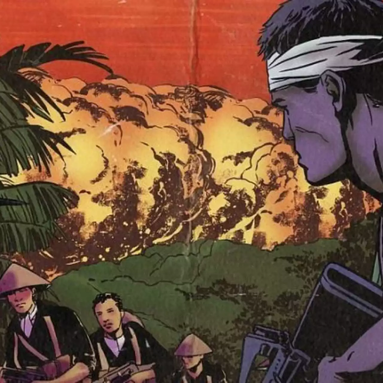 В геймплейном видео Far Cry 5: Hours of Darkness герой убивает вьетконговцев из автомата Калашникова