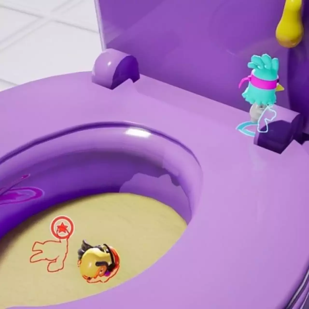 Халява: для Steam раздают веселую аркаду Headsnatchers, где можно смыть своего друга в унитаз