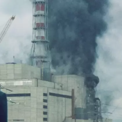 Дым горящего Чернобыля долетел до Киева