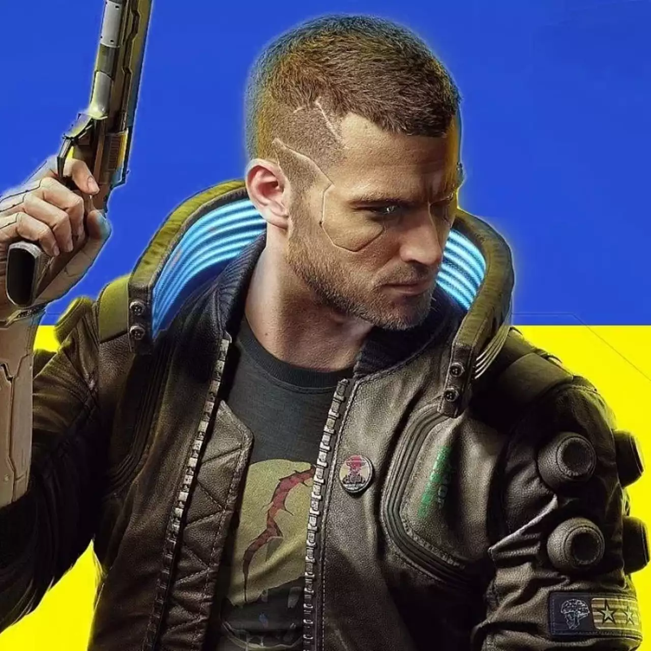 Украинцы анонсировали свой ответ Cyberpunk 2077 — шутер RU77 с кибергопниками в России 90-х
