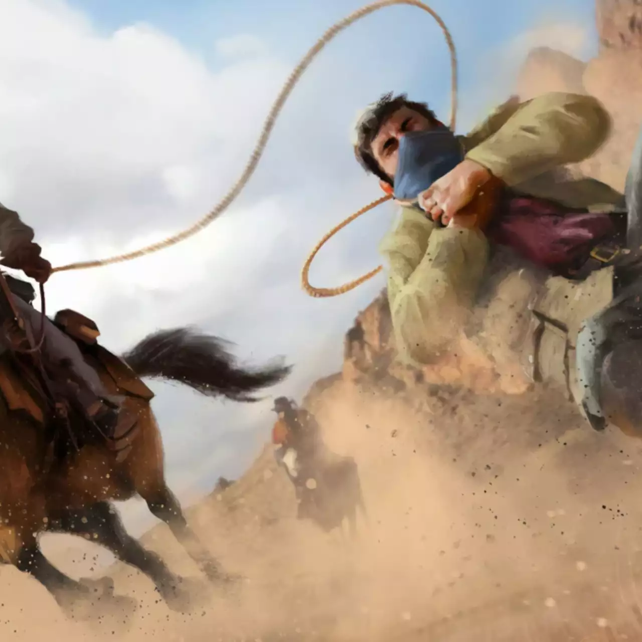 В Steam можно бесплатно опробовать симулятор ковбойской жизни с погонями на лошадях, перестрелками, охотой и рыбалкой