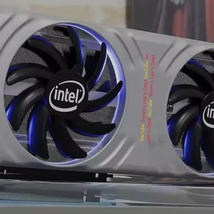 Появились характеристики и первые тесты флагманской видеокарты Intel Arc Alchemist — она на уровне GeForce RTX 3070 Ti