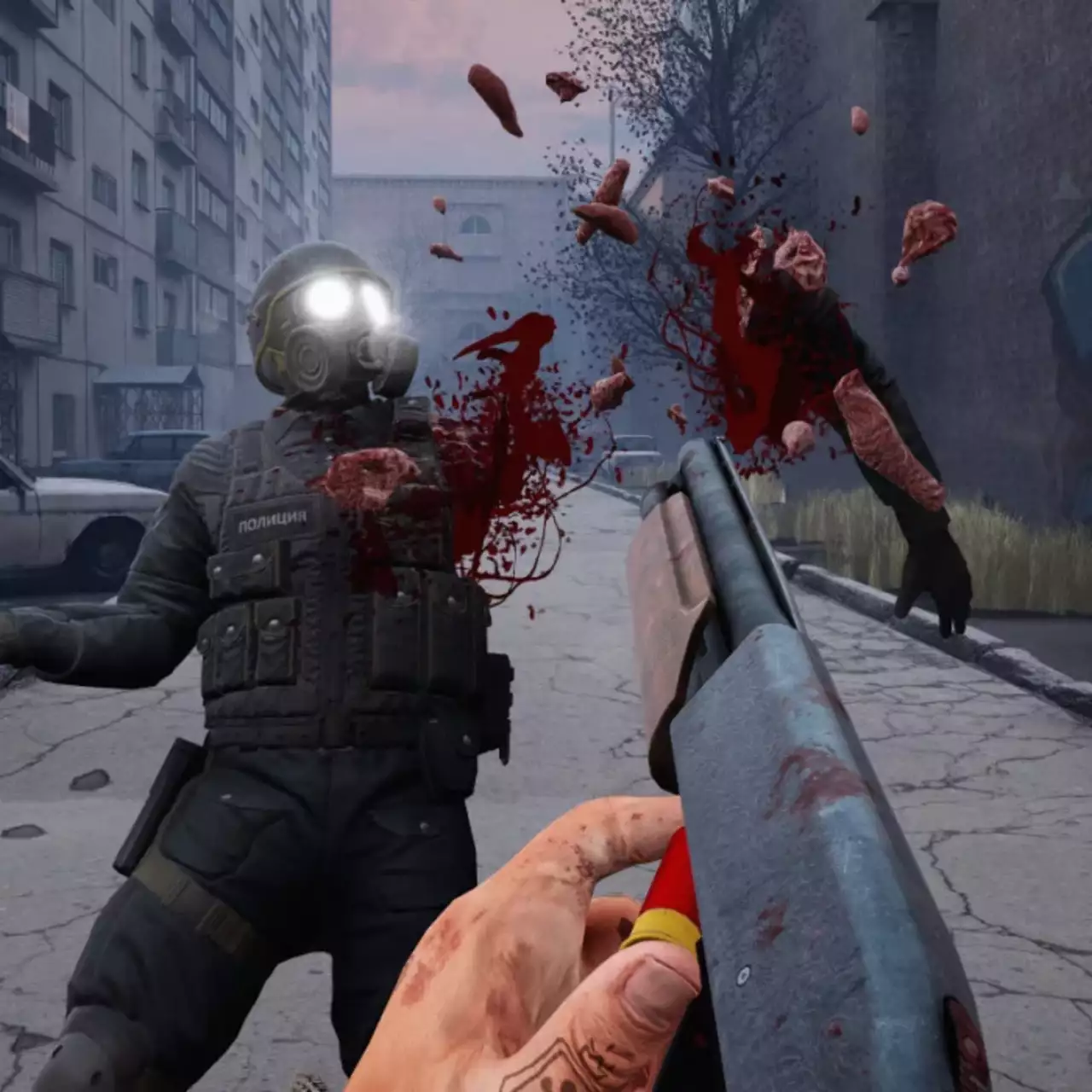 Вышел геймплей российского шутера в духе «Брата» с эффектными перестрелками, расчлененкой и транспортом. Игру делает один человек