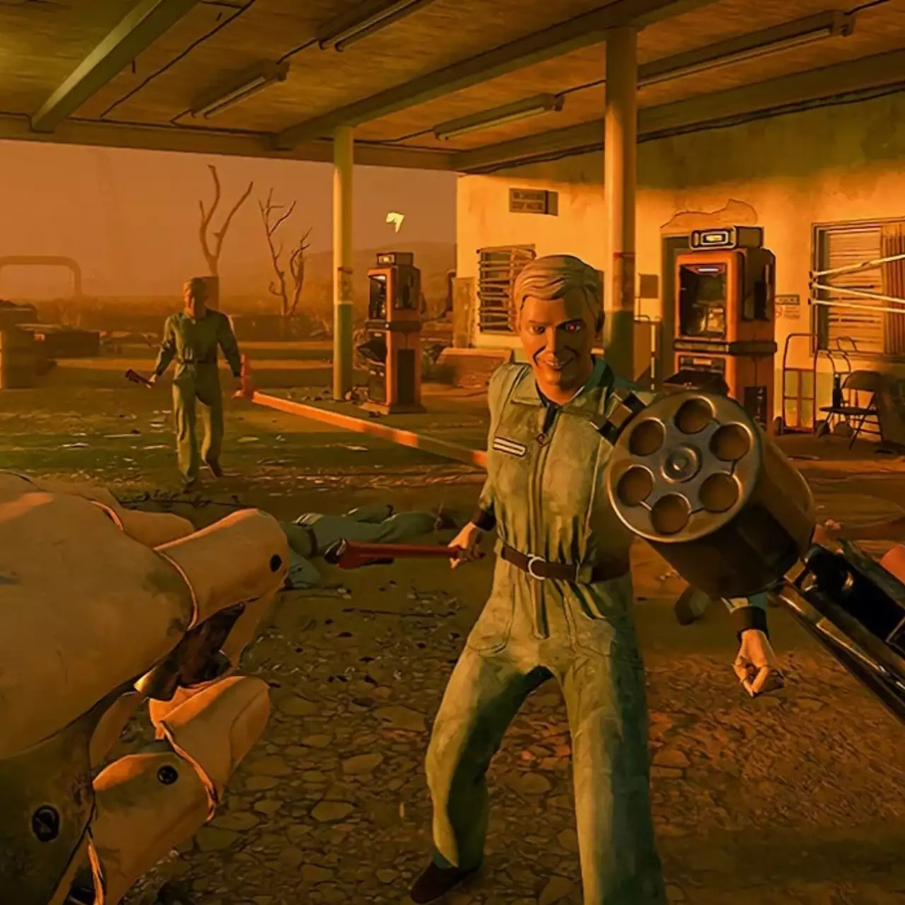 Вышел новый геймплей польского шутера с открытым миром и управляемым транспортом — ExeKiller