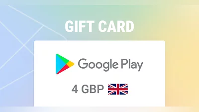 Google Play Gift Card 4 GBP [United Kingdom] [Standard]