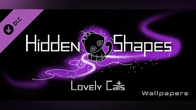Hidden Shapes Lovely Cats - Wallpapers
