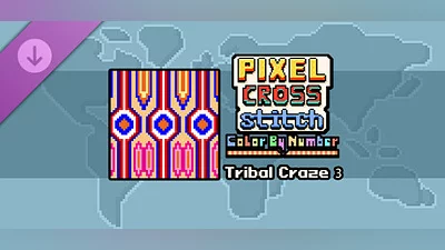Pixel Cross Stitch - Tribal Craze Pack 3