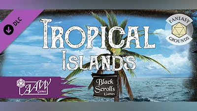 Fantasy Grounds - Black Scrolls Tropical Island (Map Tiles Pack)