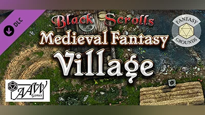 Сборник Fantasy Grounds - Black Scrolls Village (Map Tile Pack)