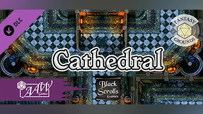 Сборник Fantasy Grounds - Black Scrolls Cathedral (Map Tiles Pack)