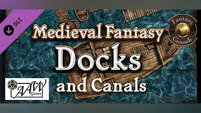 Сборник Fantasy Grounds - Black Scrolls Docks and Canals (Map Tile Pack)